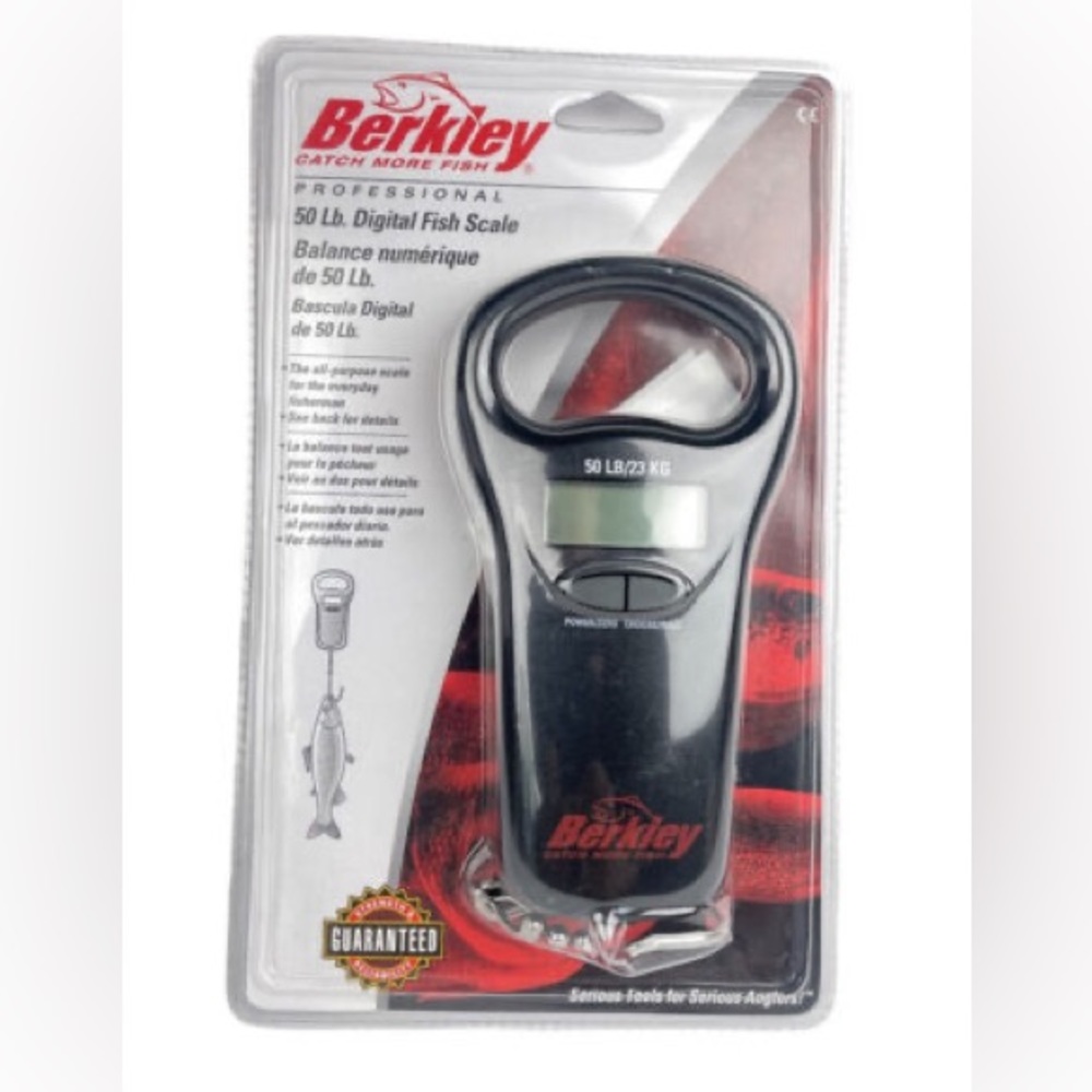 Berkley 50lb Digital Fish Scale FS-50 Fishing Weight NEW